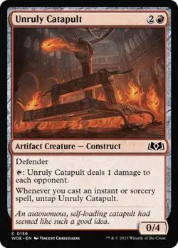 Unruly Catapult - Near Mint MTG Wilds of Eldraine - Image 1