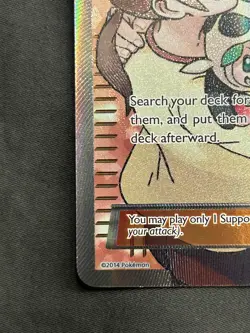 Pokemon Fan Club (106 Full Art) 106/106 Flashfire Holo NM - Image 4