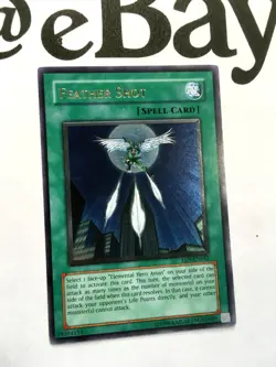 YUGIOH - EEN-EN042 - FEATHER SHOT - ULTIMATE RARE - NEAR MINT - Image 2