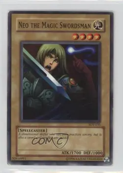 Neo the Magic Swordsman Unlimited YuGiOh Starter Deck Yugi #SDY-035 2002 READ - Image 1