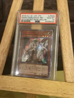 YuGiOh PSA 10 Ghost Ogre and Snow Rabbit 20th Secret Rare Japan - Image 1