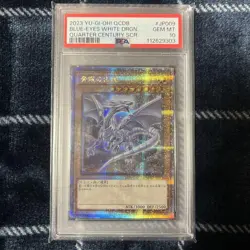 YuGiOh PSA 10 Blue Eyes White Dragon 25th Secret Rare QCDB Japan - Image 1