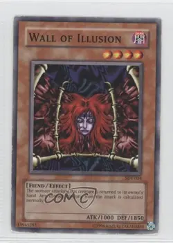 Wall of Illusion Unlimited YuGiOh Starter Deck Yugi #SDY-034 2002 READ - Image 1