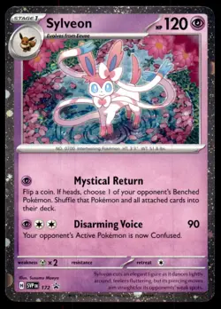 Sylveon (Cosmos Holo) 172 Holo Promo Scarlet & Violet Promo Pokemon Holo NM - Image 1