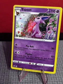 Espeon SWSH174 Black Star Promo Cosmos Holofoil LP/NM Pokemon - Image 1