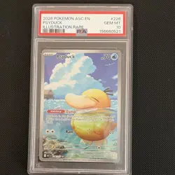 Pokemon TCG Psyduck IR Holo 226/217 Me: Ascended Heroes EN PSA 10 - Image 1