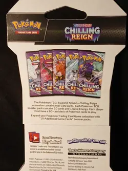 Pokemon Sword & Shield Chilling Reign Booster Pack TCG - Image 3
