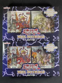 Yu-Gi-Oh Card x2 Duel Overload Factory Sealed 1st Edition 2017 6 Packs In Each - Image 1