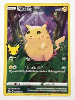 Pokemon TCG - Pikachu 005/025 Full Art Holo - Celebrations - LP - Image 1
