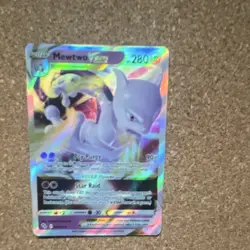 Pokemon Mewtwo VSTAR GO Full Art Holo Rare 086/078 280 HP 90+ 120 Attack - Image 1