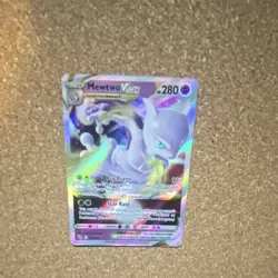 Pokemon Mewtwo VSTAR GO Full Art Holo Rare 086/078 280 HP 90+ 120 Attack - Image 4