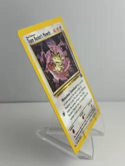 Team Rocket's Meowth 18/53 Wotc Black Star Promo Pokemon NM - Image 2