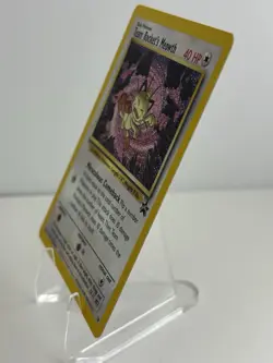 Team Rocket's Meowth 18/53 Wotc Black Star Promo Pokemon NM - Image 3