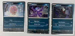Pokemon Darkrai 136/197 Sableye 136/193 Spiritomb 129/198 Cosmo Holo Tin Promo - Image 1
