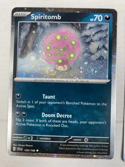 Pokemon Darkrai 136/197 Sableye 136/193 Spiritomb 129/198 Cosmo Holo Tin Promo - Image 4