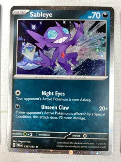 Pokemon Darkrai 136/197 Sableye 136/193 Spiritomb 129/198 Cosmo Holo Tin Promo - Image 5