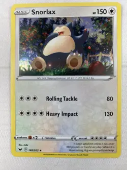 Snorlax - 140/202 (Cosmos Holo) - Blister Exclusives Pokemon TCG NM - Image 1