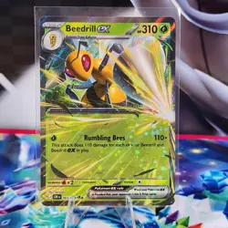 Beedrill ex 003/086 Chaos Rising Double Rare Pokemon TCG - Image 1