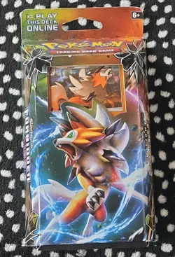 Pokemon TCG Sun & Moon Forbidden Light Twilight Rogue Theme Deck Lycanroc Sealed - Image 1