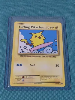 Pokemon TCG Surfing Pikachu Evolutions 111/108 Regular Secret Rare - Image 1