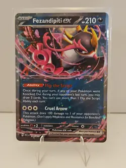 Pokemon Fezandipity ex 142/217 Ascending Heroes English NM - Image 1
