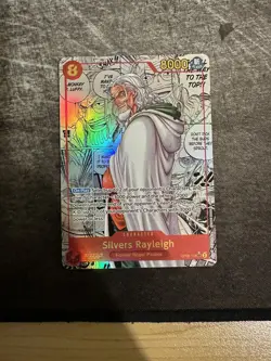 Silvers Rayleigh OP08-118 Manga Alt Art SEC Two Legends ONE PIECE Card English - Image 1