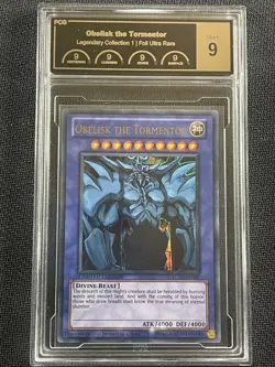 Yu-Gi-Oh Card PCG 9 Obelisk The Tormentor Legendary Collection 1 LC01-EN001 - Image 1