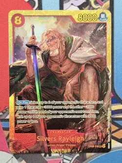 Silvers Rayleigh OP08-118 Two Legends SEC One Piece TCG English NM - Image 3