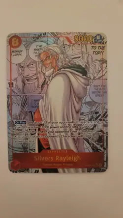 Silvers Rayleigh OP08-118 Manga SEC Two Legends ONE PIECE Card - Image 1