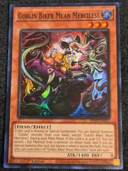 YU-GI-OH! Goblin Biker Mean Merciless PHNI-EN011 Super Rare - Image 1