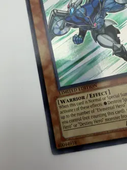 Yu-Gi-Oh Elemental HERO Stratos JUMP-EN012 Limited Edition MP - Image 5