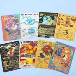 Foil Multi-Color Pack 55 Card TCG GX Vmax GX Card Charizard Rare Pokemon Card - Image 3