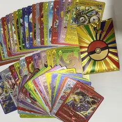 Foil Multi-Color Pack 55 Card TCG GX Vmax GX Card Charizard Rare Pokemon Card - Image 5