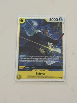 Shiryu OP16-108 Super Rare The Time of Battle One Piece Near Mint - Image 1