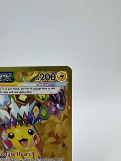 Pokemon TCG Pikachu EX Surging Sparks Holo Hyper Rare Gold 247/191 NM - Image 3