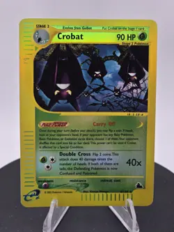 Pokemon Card - Crobat Skyridge 6/144 Rare Reverse Holo - Image 1