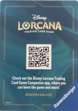 Official 2024 Ravensburger Disney Lorcana Azurite Sea Puzzle Insert Card - Image 2