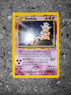 Pokemon TCG Cards Slowking 14/111 Neo Genesis Holo Rare EXC-NM * SWIRL * - Image 3