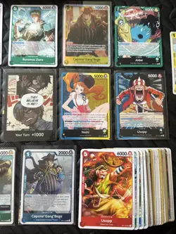 One Piece Card Game Starter Deck W/ 3 Leaders And Holos - TCG Lot - Image 2