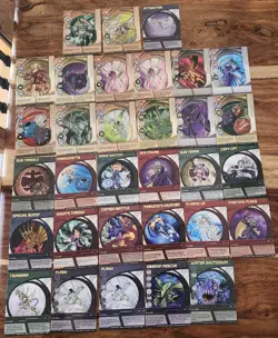 2008 Bakugan Battle Brawlers Series 1 Card Lot Of 32, Exc. Cond, Lightly Played - Image 1