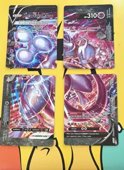 Mewtwo V-UNION 4-Card Set 053-056/078 Pokemon GO Holo English - Image 1