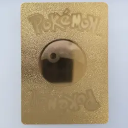 Pokemon Pikachu V 160hp Gold Foil Fan Art Collector Card TCG - Image 2