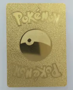 Pokemon Meowth VMAX 300hp Gigantamax Gold Foil Fan Art Collector Card TCG - Image 2