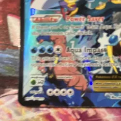 Pokemon Team Aqua's Kyogre EX 6/34 Full Art Aqua 190 HP 80+ Card - Image 4