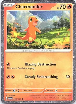 Charmander - (Cosmos Holo) Holo Promo Miscellaneous Cards & Products 004/165 NM - Image 1