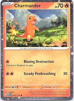 Charmander - (Cosmos Holo) Holo Promo Miscellaneous Cards & Products 004/165 NM - Image 1