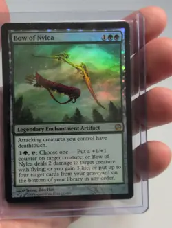 Magic the Gathering Bow of Nylea Theros Foil Card NM Condition - Image 1