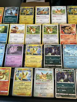 (30) EEVEE CARDS LOT VTG GLACEON LEAFEON ESPEON JOLTEON EVOLUTION Holo 🤩 - Image 3