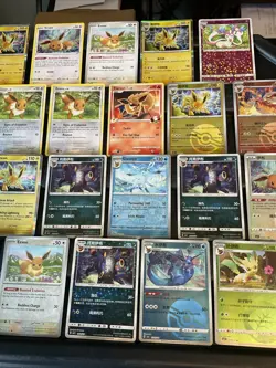 (30) EEVEE CARDS LOT VTG GLACEON LEAFEON ESPEON JOLTEON EVOLUTION Holo 🤩 - Image 4
