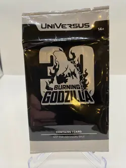 UniVersus TCG Burning Godzilla Limited Promo Card Unopened Sealed - Image 2